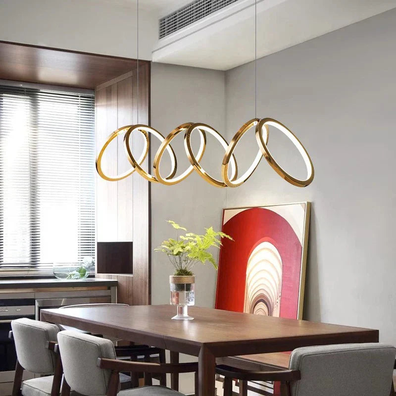 Modern LED Pendant Chandeliers for Living Room Dining Room Indoor Lighting