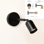 Adjustable GU10 LED Wall Sconce Modern Wall Light for Living Room & Bedroom