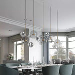 Nordic Mickey LED Glass Ball Pendant Light for Home Decor and Kitchen Lighting