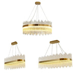Modern Luxury Glass LED Pendant Light Chandelier