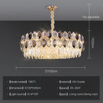 Crystal Chandelier: Postmodern Living Room Dining Bedroom Lamp, Luxury & Creative