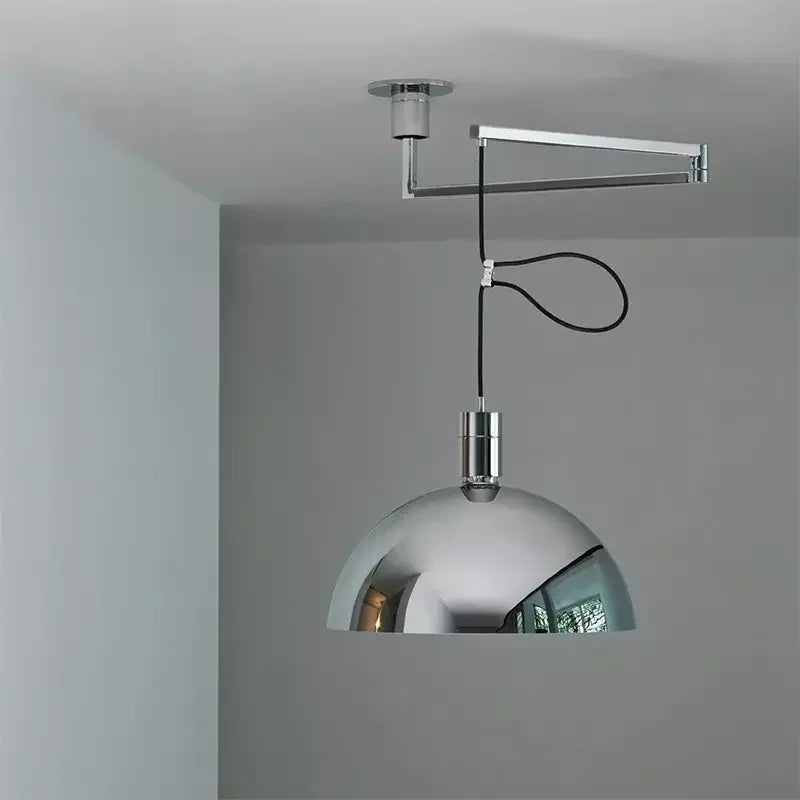 Nordic Rotatable Pendant Lamp Chandelier Study Bar Indoor Rocker Lamp
