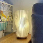 Nordic Girl Bedside Desk Light: USB Dimming Decorative Night Light