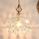 Luxure Crystal Chandelier: Modern Copper Ceiling LED Light Fixture for Living Room