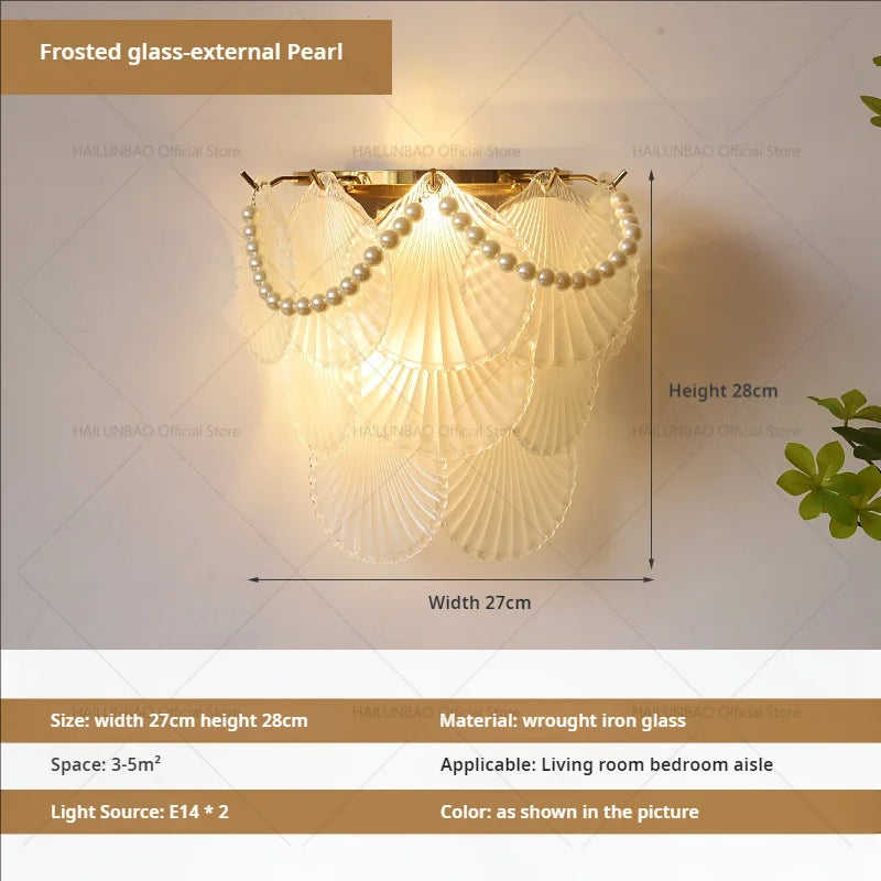 Luxe Crystal Glass Wall Lamp for Aisle, Living Room, Bedroom & Corridor Lighting