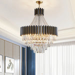 Crystal Chandelier for Duplex Living: Modern Elegance for Hotel, Villa, and Home.