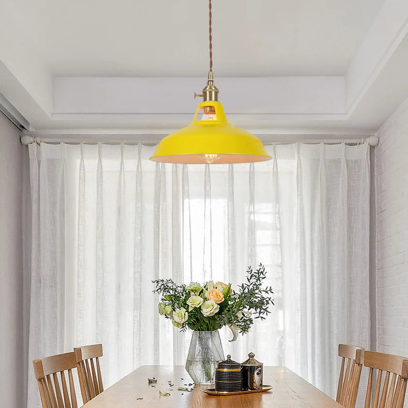 Blue Iron Art LED Pendant Light, Nordic Modern Style for Home and Commercial Spaces