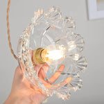 Brass Glass LED Pendant Light: Nordic Modern Simple Home Decor Hanging Lamp