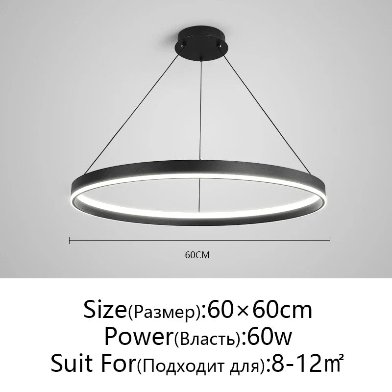 Artistic Black Chandelier for Living Room, Bedroom, Dining Room Lighting