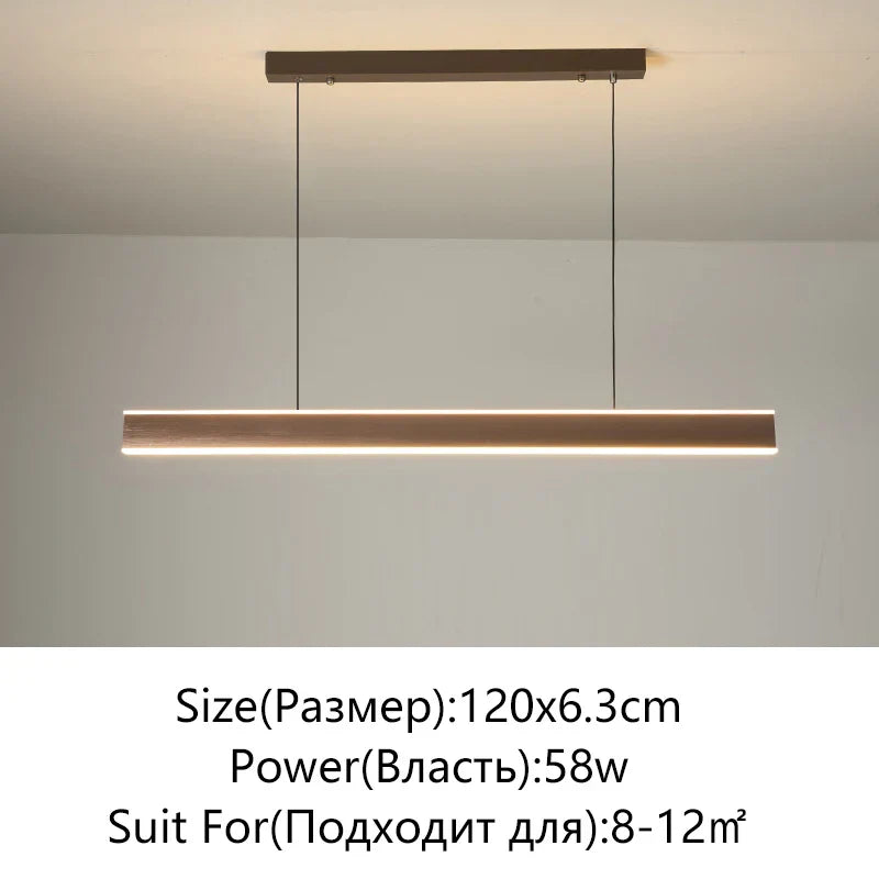 Minimalist LED Chandelier for Home Villa Living Room Bedroom Dining Study Lighting
