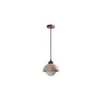 Afralia™ Yellow Travertine LED Pendant Light - Japanese Style Vintage Hanging Lamp