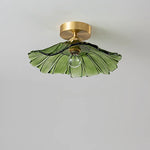 Glass Copper Nordic Ceiling Lamp for Living Room & Balcony.