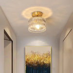 LED Glass Ceiling Lamp for Interior Decor