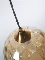 Glass Ball Pendant LED Chandelier for Bedroom Dining Room Kitchen