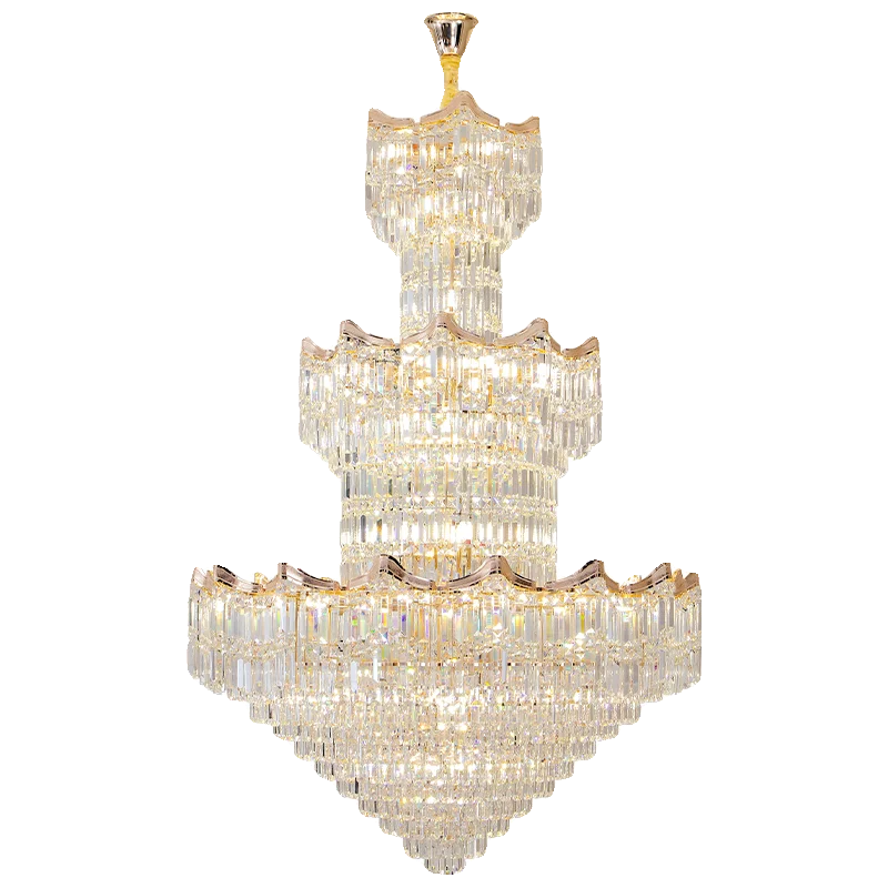 Crystal Duplex Chandelier: Post-Modern Luxury Living Room Club Villa Lighting