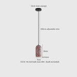 Terrazzo LED Pendant Lamp: Nordic Modern Style for Home, Bar, and Cafe Lighting.