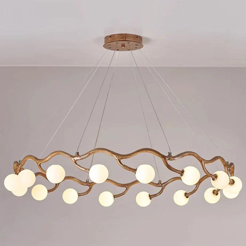 Modern LED Pendant Chandeliers for Indoor Living and Dining Room Lighting