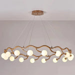 Modern LED Pendant Chandeliers for Indoor Living and Dining Room Lighting