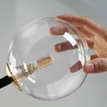 Branching Bubbles Chandelier in Black and Gold for Modern Dining Room