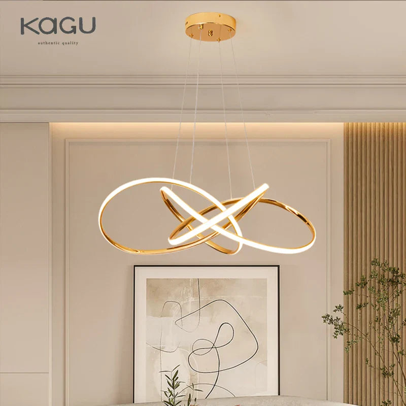 Modern Dimmable LED Chandelier Pendant Light for Home Decor