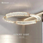 Light Luxury Crystal Chandelier for Elegant Living & Dining Atmosphere