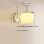 Afralia™ Copper LED Wall Light Fixture for Bedroom, Bathroom, and Stairway