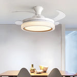 42/48inch Invisible Chandelier Ceiling Fan with LED Light in Multiple Colors