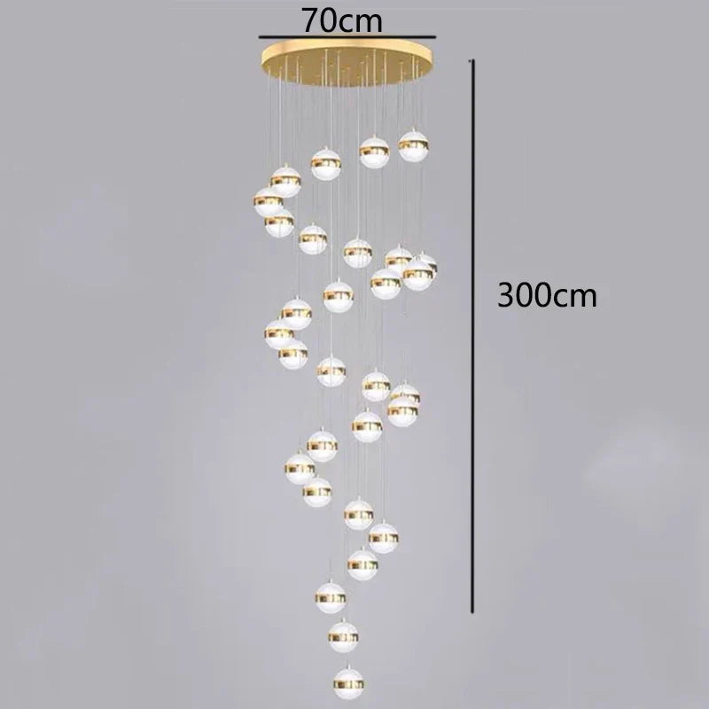 Modern Pendant Light Chandeliers for Living Room Staircase LED Indoor Lighting