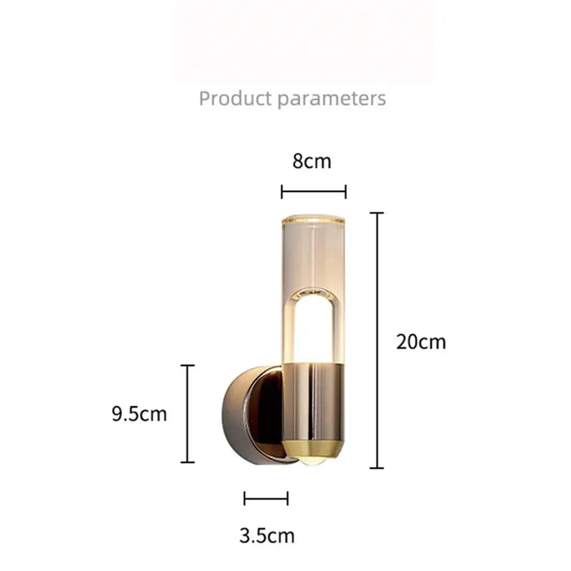 Nordic Rotatable Wall Lamp | Luxury Modern Bedroom Light by Afralia™