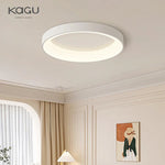 LED Ceiling Lights: White Grey Modern Design, Dimmable for Living Room Bedroom Dining