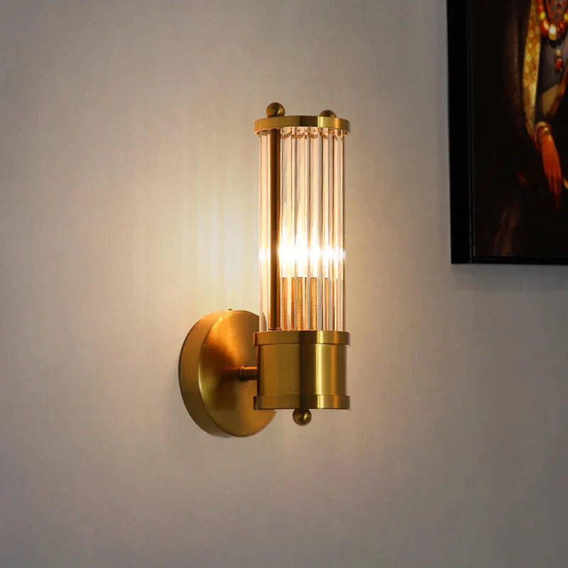 Nordic Clear Glass Wall Lights for Home Living Room Decor