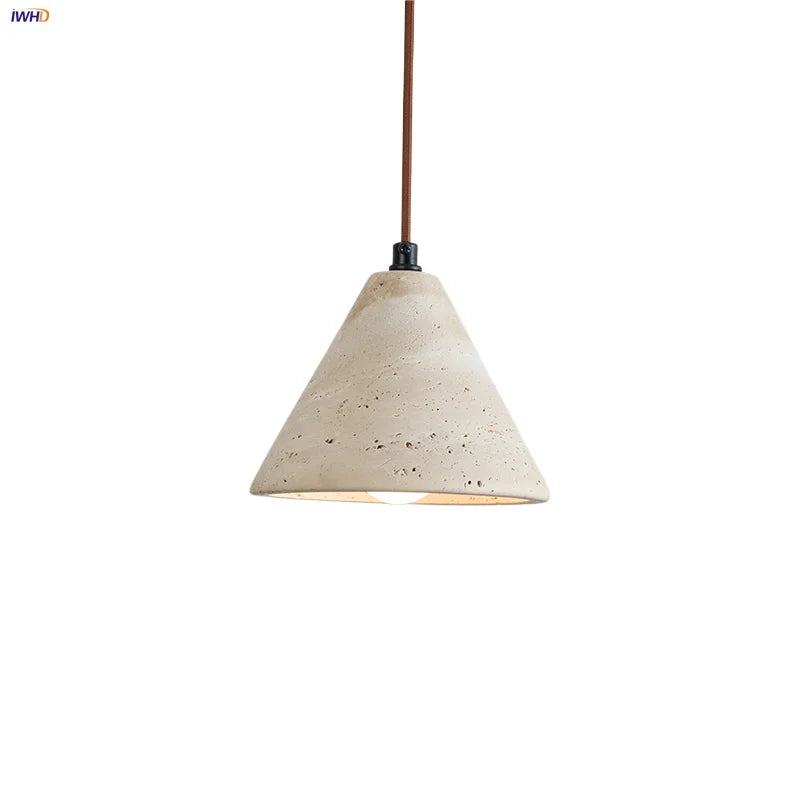 Wood Canopy LED Pendant Light - Nordic Modern Hang Lamp Luminaria Pendente