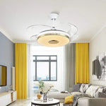 Luminous Light Ceiling Fan with Bluetooth Speaker Remote Control