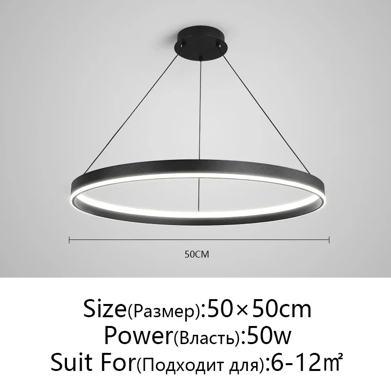 Artistic Black Chandelier for Living Room, Bedroom, Dining Room Lighting