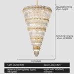 Crystal Chandelier: Modern Light Luxury for Living Room, Dining Room, and Bedroom