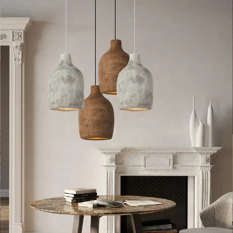 Nordic Wabi Sabi Pendant Lights Chandelier for Home Decor & Bedroom