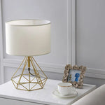 Linen Fabric LED Table Lamp Creative Gift Night Lamp