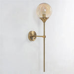 Glass Lampshade Wall Sconces for Bedside and Living Room Decor
