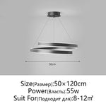 Round Spiral Chandelier in Black/White For Living Dining Kitchen Room Lighting Fixtures