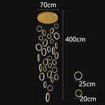 Nordic Stair Chandelier Living Room Dining Pendant Lights Ceiling Indoor Lighting