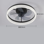 Modern Ceiling Fan LED Lights Tri-ColorEnergy Saving for Living Room, Bedroom.IsDBNullining Room