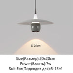 Saucer LED Pendant Lamp for Home Decor and Dining, Designer UFO Light