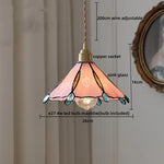 Glass Copper LED Pendant Lamp for Dining Room, Nordic Modern Hanging Light Fixtures