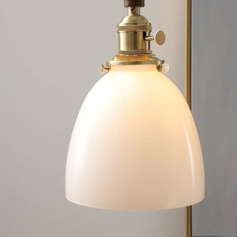 Glass Copper LED Pendant Lights for Modern Style Dining Kitchen Bedroom