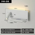 Wireless Charger Adjustable Headboard Spotlights