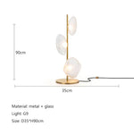Nordic Glass Shade LED Floor Lamp for Minimalist Living Room & Bedroom