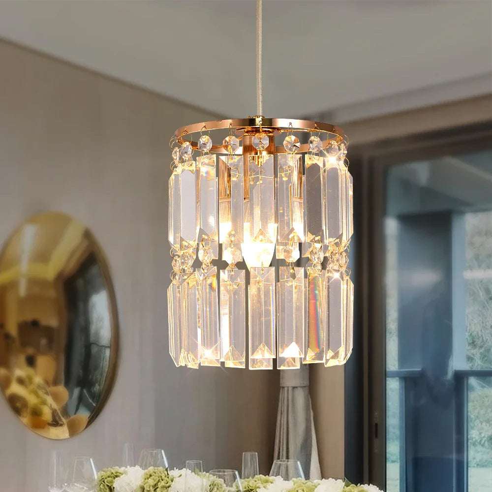 Afraliatm Crystal Pendant Light | Modern Chandelier for Dining Table and Kitchen Island