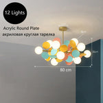 Flower Branch Series Chandelier: Multicolored Kids Room & Bedroom Lighting Fixtures