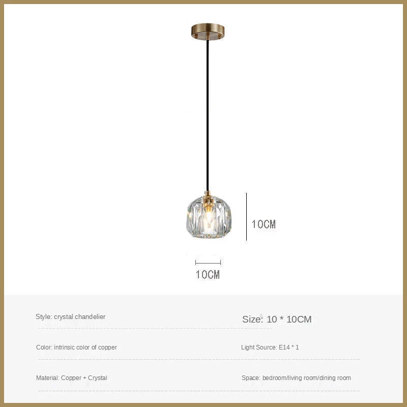 Crystal LED Pendant Lights for Home Decor Lighting
