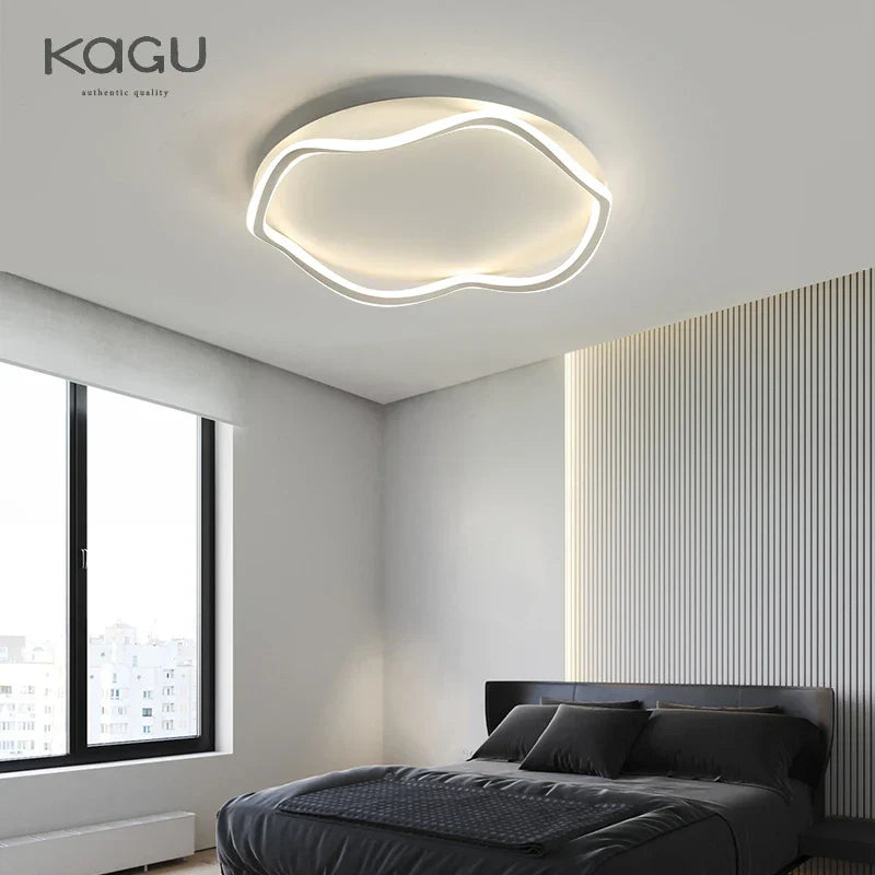 Modern Round LED Ceiling Lamp with Remote Control for Indoor Lighting